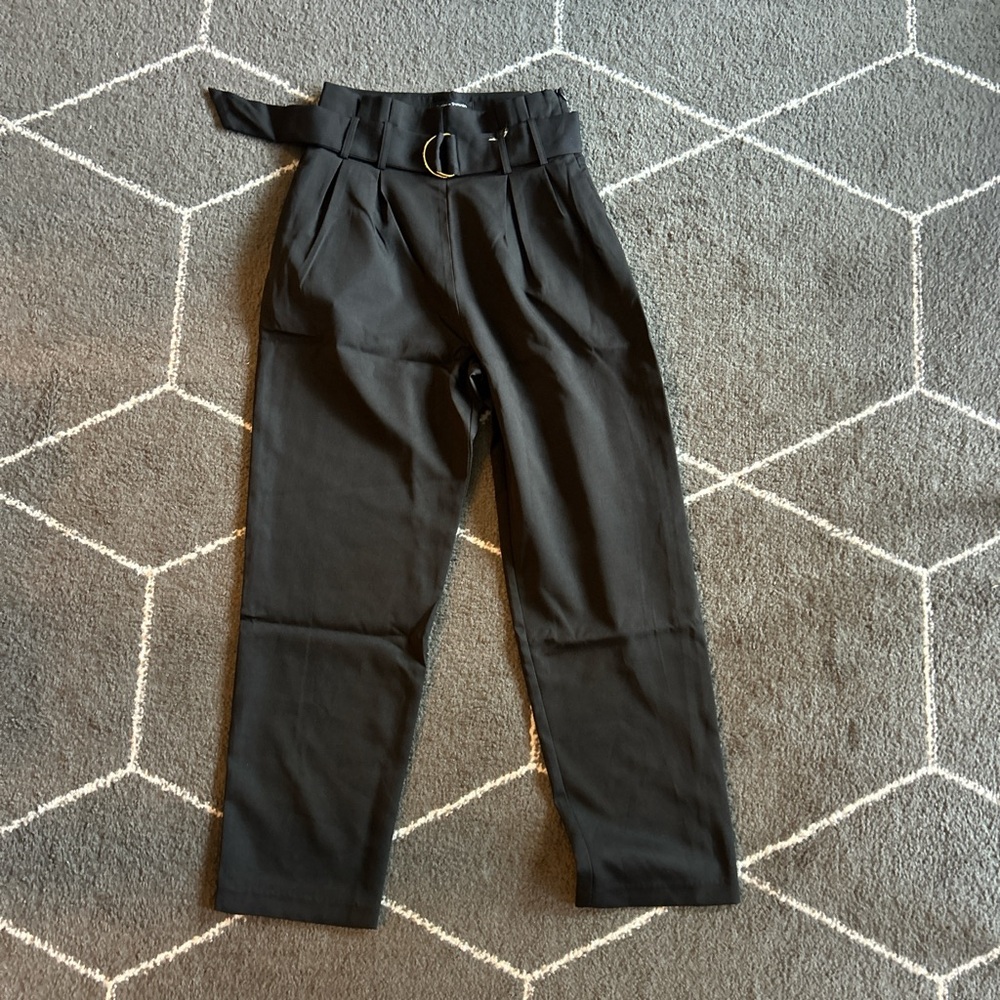 Elegant Black High-Waisted Pants